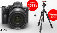 Sony a7 III alates 1399€ + kingitus? Jah, veel kuni 31. jaanuarini on see võimalik!