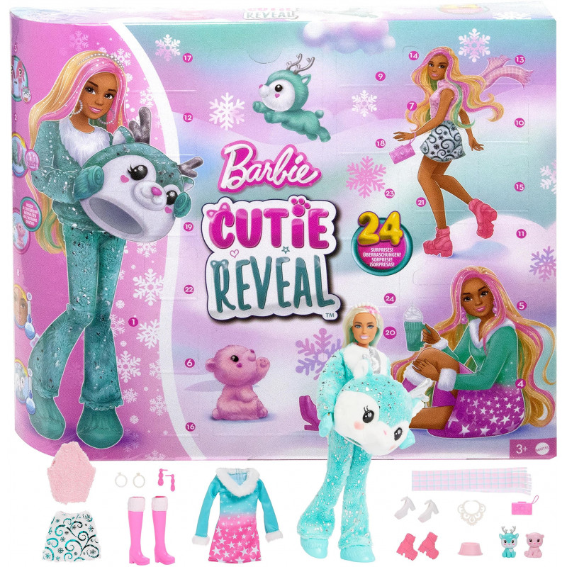 Barbie advendikalender Cutie Reveal (HJX76)