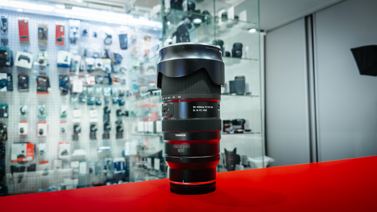 Tamron 50-400mm f/4.5-6.3 Di III VC VXD rentimine