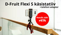 Kasulik vidin #414: D-Fruit Flexi S käsistatiiv + telefoni adapter