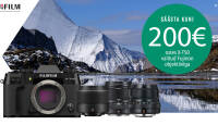 Säästa 100-200€ ostes Fujifilm X-T50 koos valitud Fujinon objektiiviga