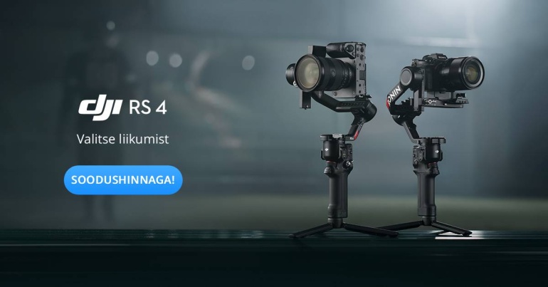Professionaalne videostabilisaator DJI RS 4 on müügil soodushinnaga