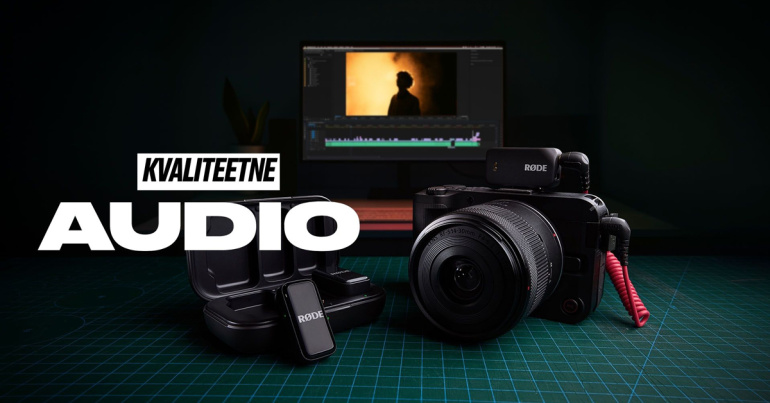Rode Wireless Micro Camera Kit abil on heli selge igas kaadris