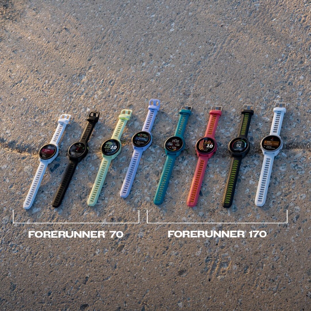 Garmin Forerunner 70 ja Forerunner 170